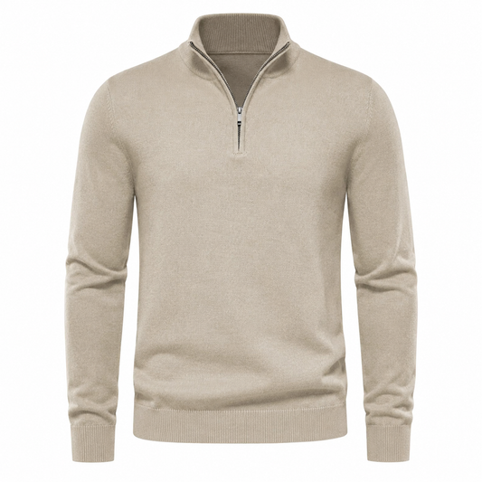 Men’s Lightweight Quarter-Zip Knit Sweater