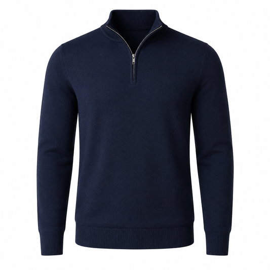 Men’s Lightweight Quarter-Zip Knit Sweater