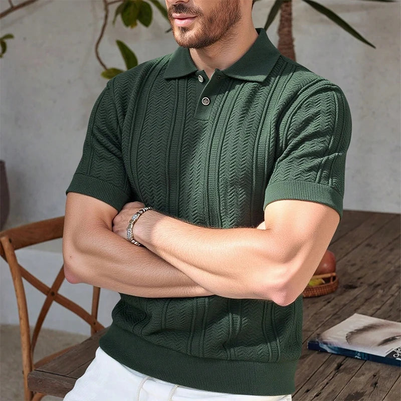 Men's Collared Shirt Short Sleeve