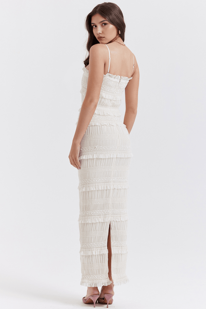 Maxi Dress With Long Skirt Straight Hem and Regular Fit, product image 04.