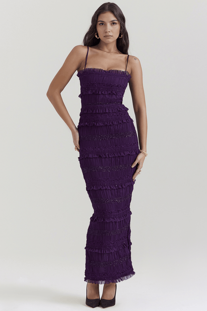 Maxi Dress With Long Skirt Straight Hem and Regular Fit, product image 05.